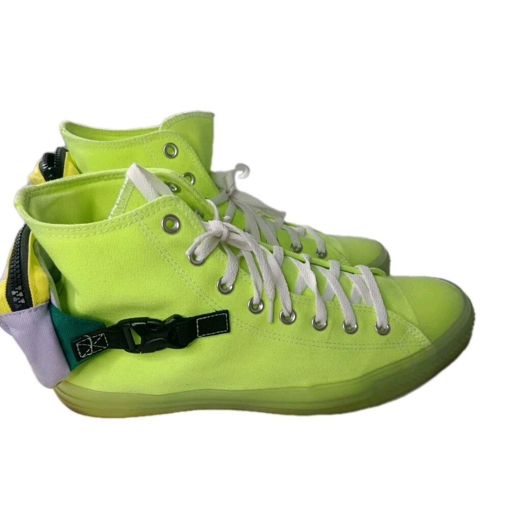 Converse Chuck Taylor All Star Buckle Up Hi Shoes Men's Size 13, Green Sneakers - Picture 3 of 11